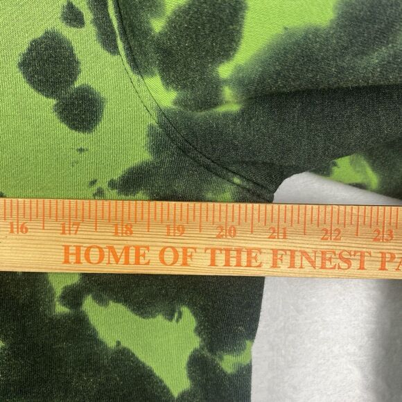 Lurking Class Skull Graphic Sweater Adult Small Green Tie Dye Hoodie Sweatshirt - Picture 7 of 11
